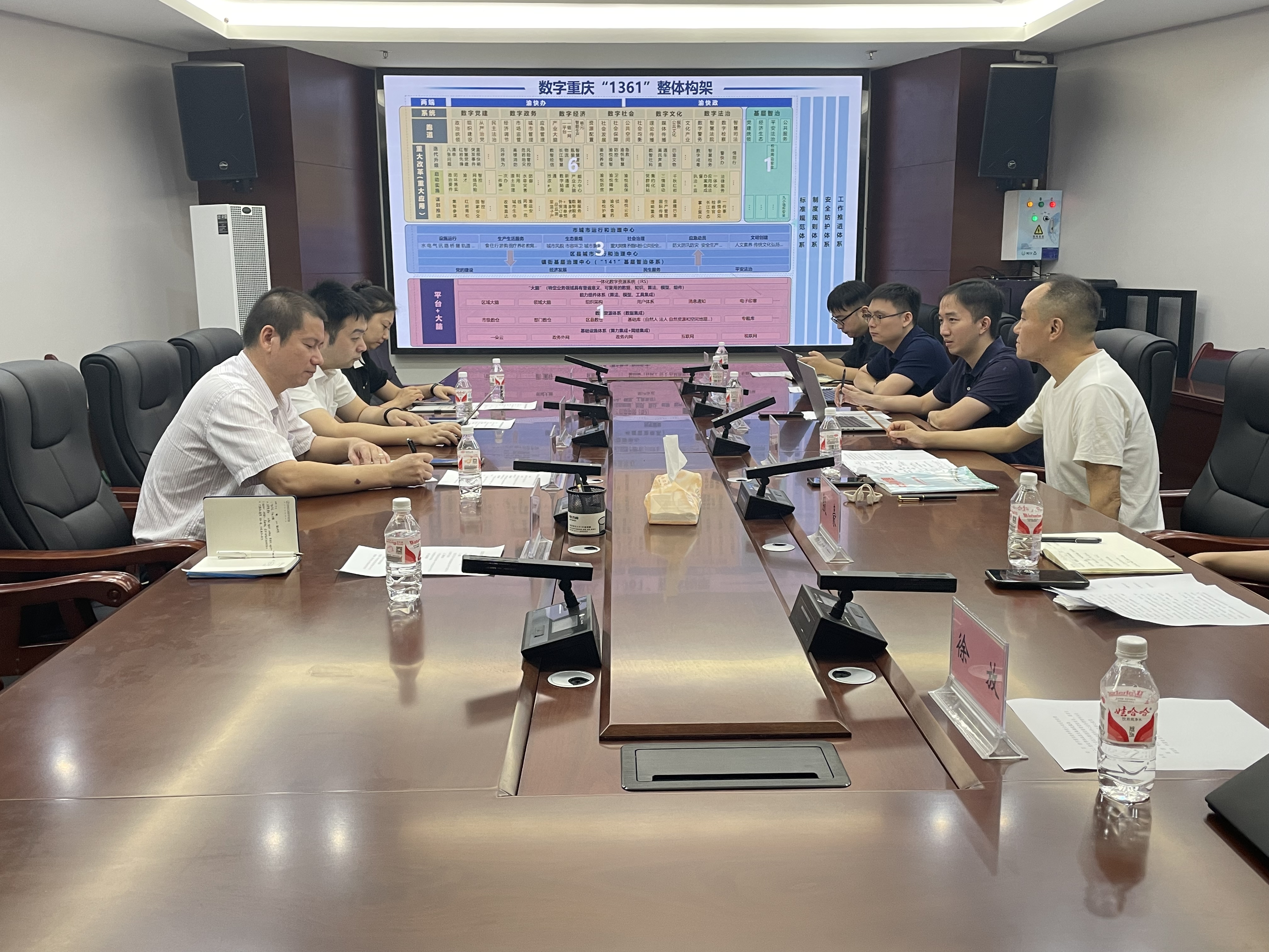 無錫市數據局調研重慶市江北區大數據應用發展局